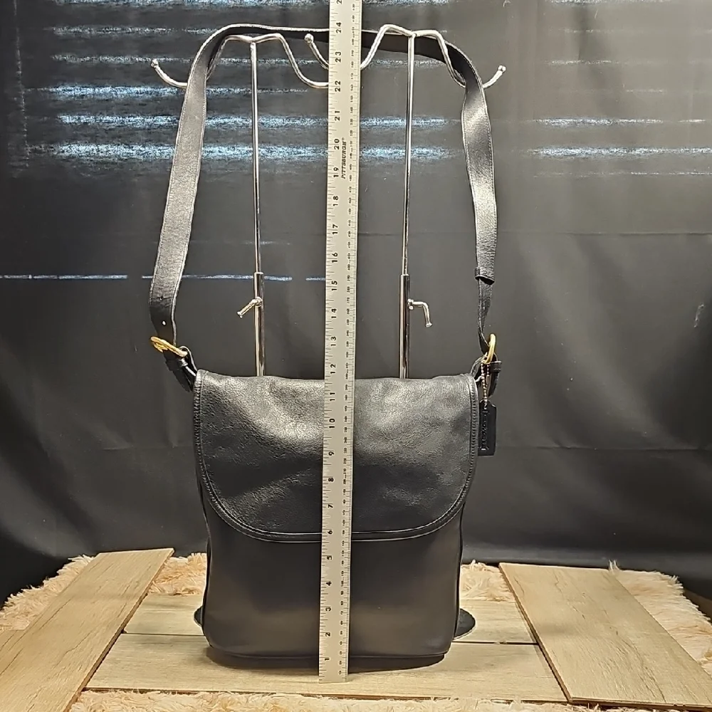 Coach Black Leather Men's Bag